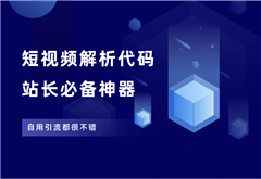 子比短视频解析代码，不限制使用次数，站长引流神器！ - 87副业网-87副业网